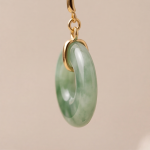 Petite Jade Donut Drop Earrings - 图片 3