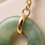 Petite Jade Donut Drop Earrings - 图片 8