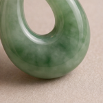 Open Jade Teardrop Hook Earrings with Bead Accent - 图片 7
