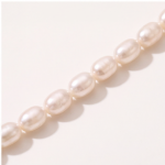 Freshwater Pearl Necklace with Tapered Green Jade Pendant and Toggle Clasp - Image 7
