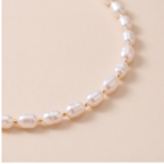 Carved Jade Coin Pendant Necklace on Freshwater Pearls - 图片 6