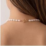 Jade Donut Pendant Necklace with Freshwater Pearls and Toggle Clasp - 图片 6