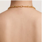 Carved Jade Centrepiece Necklace with Pearl Drops in Antique Gold - 图片 9