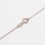Oval Carved Green Jade Halo Pendant in Sterling Silver - 图片 9