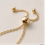 Carved Jade Barrel Bracelet with Freshwater Pearls and Slider Clasp in Gold Tone - Image 9