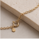 Pave Circle Link Bracelet with Green Jade and Champagne Pearls - 图片 9
