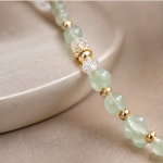 Jade Tube and Faceted Crystal Bead Bracelet - 图片 5
