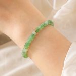Green Aventurine Rondelle Bead Bracelet - 图片 2