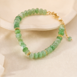 Green Aventurine Rondelle Bead Bracelet - 图片 5