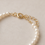 Freshwater Pearl Bracelet with Jade Donut Centre - 图片 8