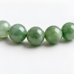 Green Aventurine Beaded Stretch Bracelet with Pave Rondelle - 图片 7