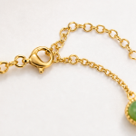 Multi-Station Green Aventurine and Gold Bead Bracelet - 图片 7