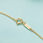 Green Agate Disc Bracelet on Fine Chain in Gold Tone - 图片 4